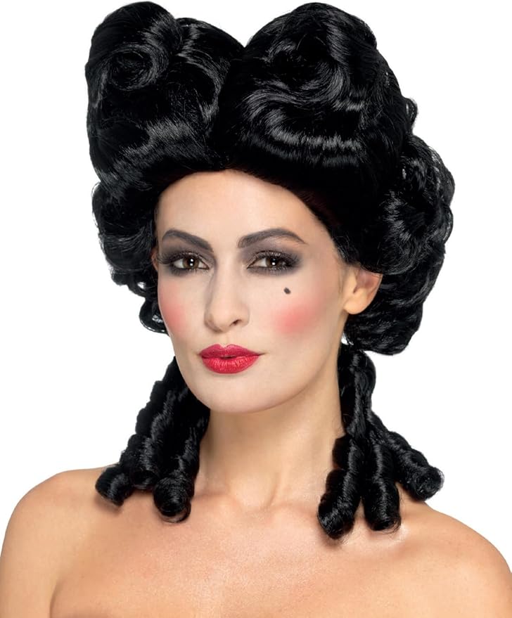 Baroque Wig Black