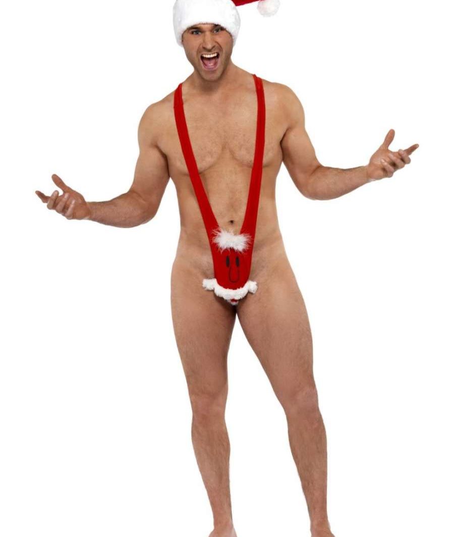 Male Fever Santa Face Kini