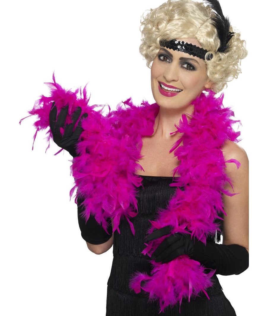Fuchsia Feather Boa
