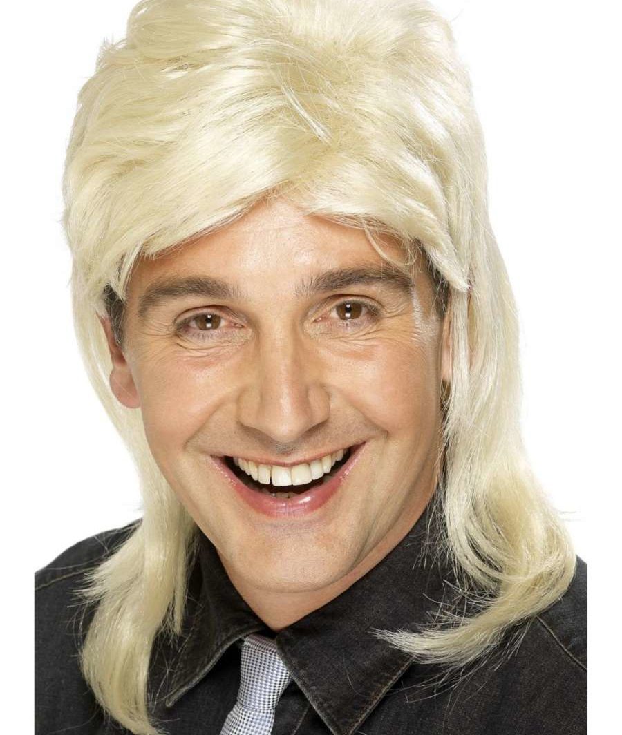 Light Blonde Mullet Wig