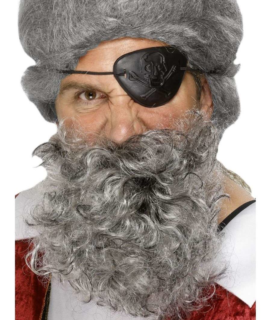 Deluxe Grey Pirate Beard