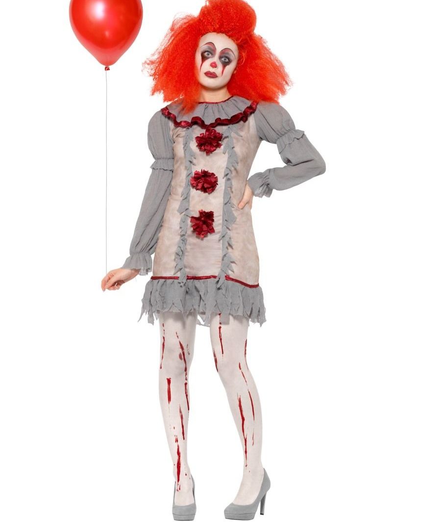Vintage Clown Lady Costume