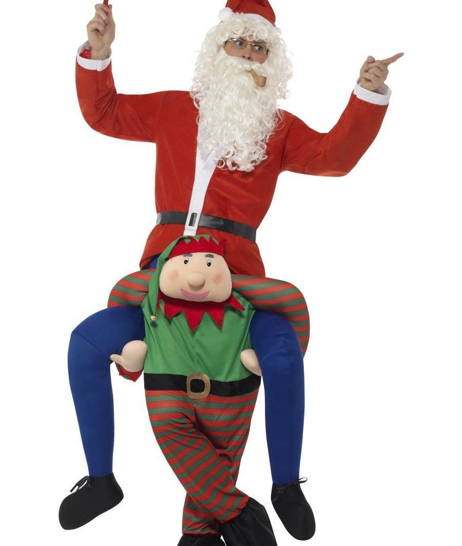 Piggy Back Elf Costume